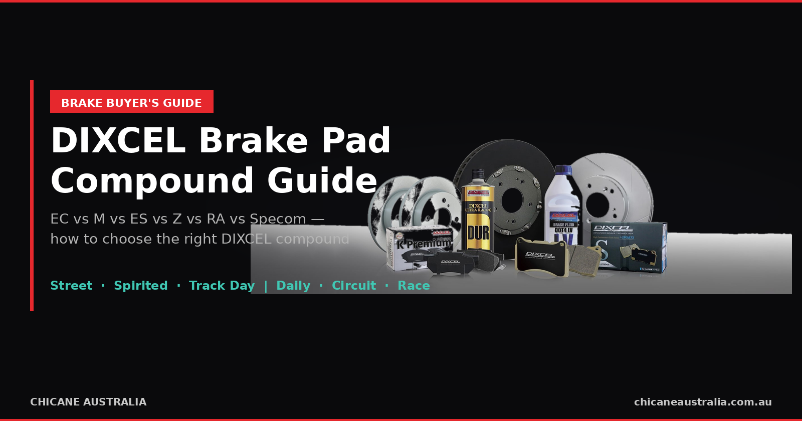 DIXCEL Brake Pad Compound Guide