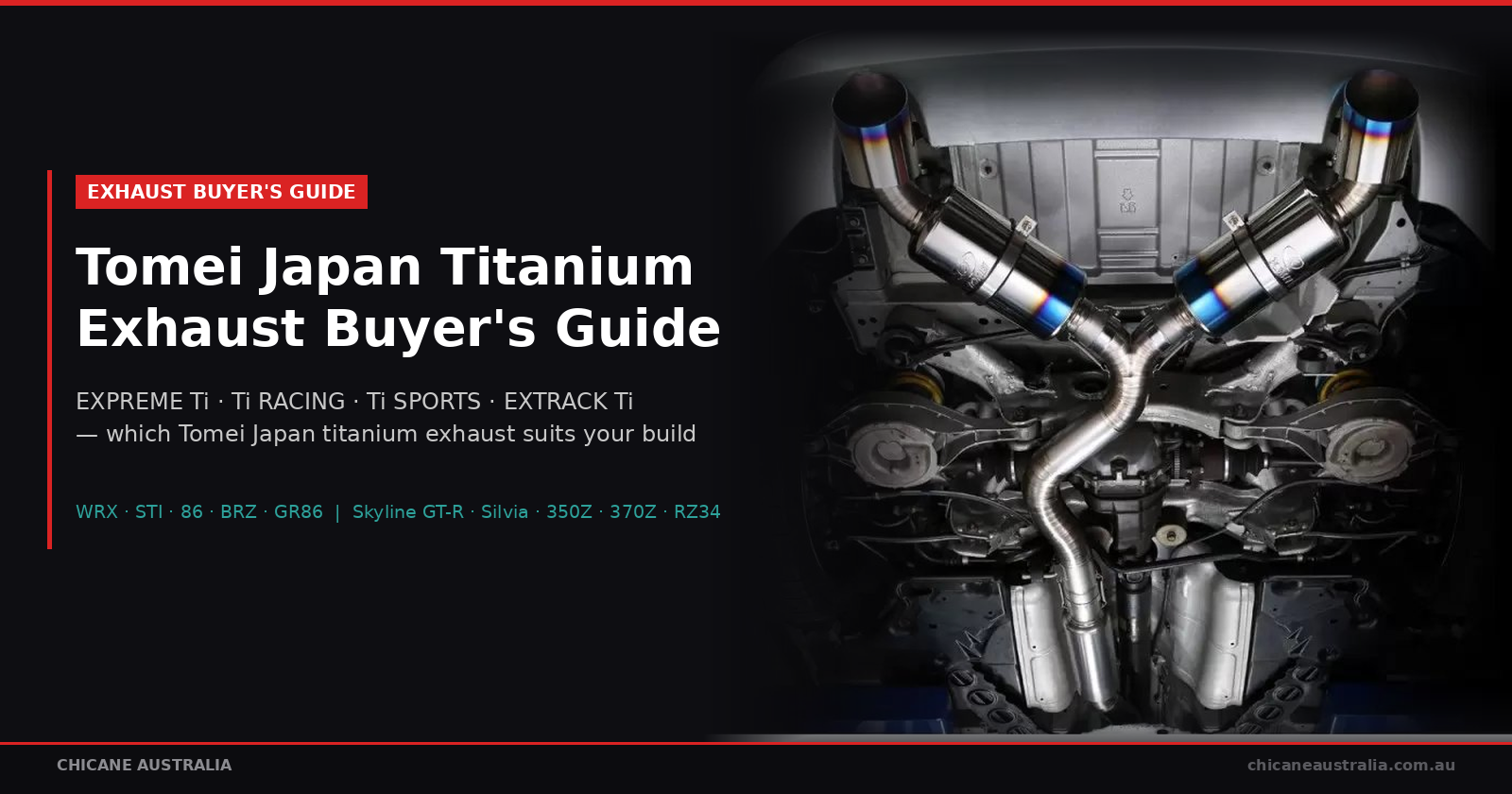 Tomei Japan Titanium Exhaust Buyer's Guide: EXPREME Ti vs Ti RACING vs Ti SPORTS vs EXTRACK Ti