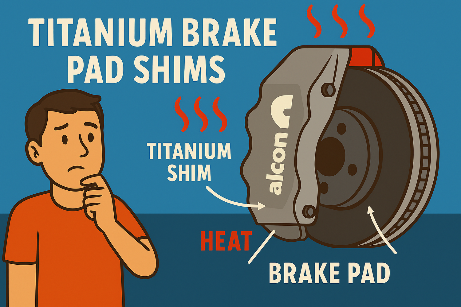 Titanium Brake Pad Shims Australia | Benefits, Data & Performance Guide