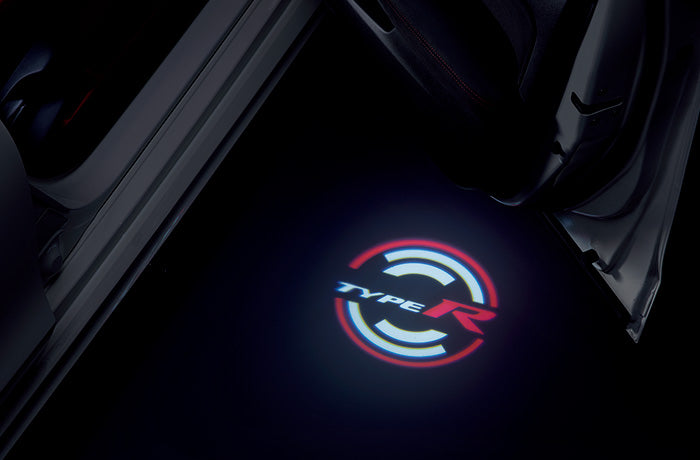 Honda Genuine OEM Type R Logo Door Projector Light Pair – Civic Type R FL5 (MY22+) - Chicane Australia