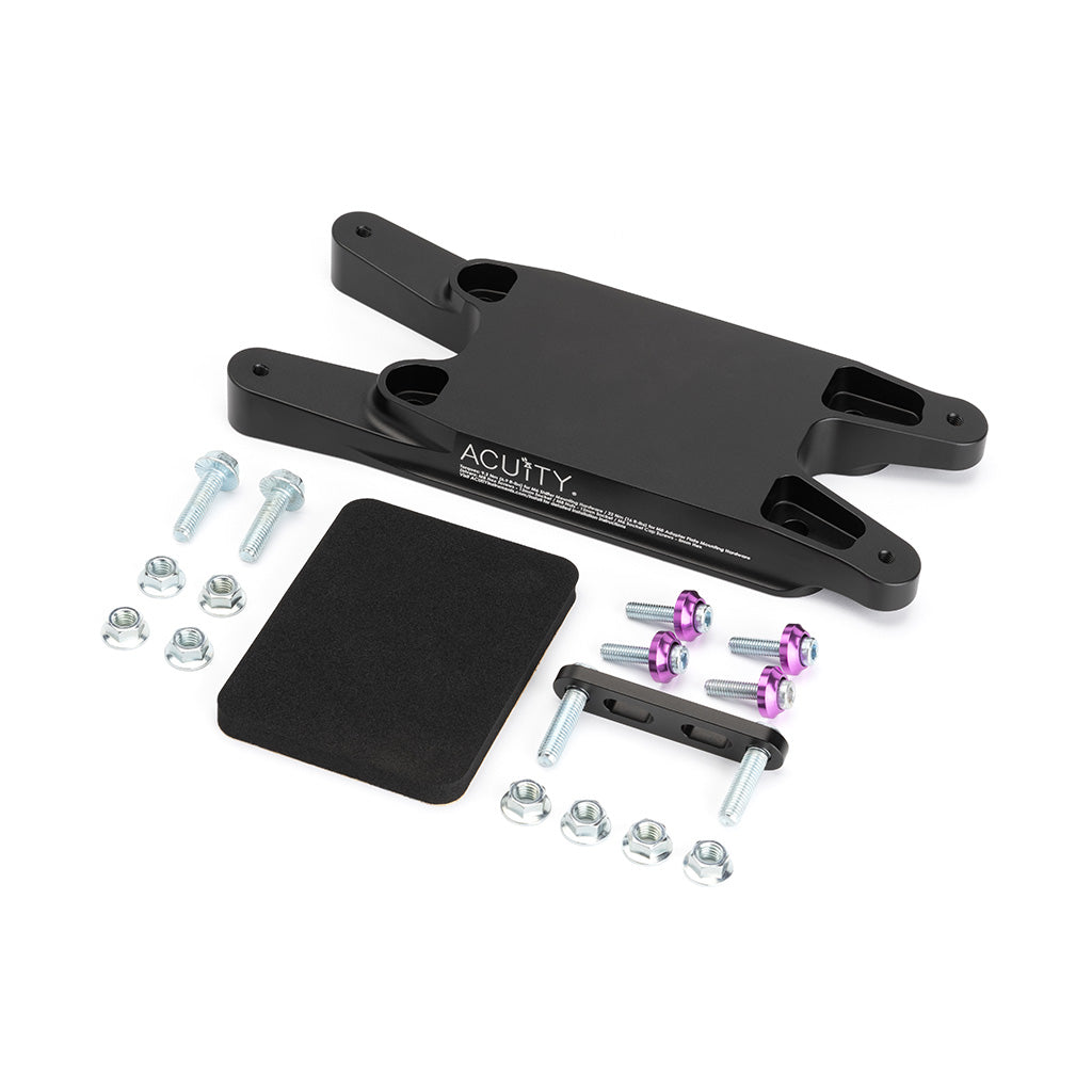 ACUITY K20C / L15B swap shifter adapter plate – complete kit with stud bracket, screws and foam seal