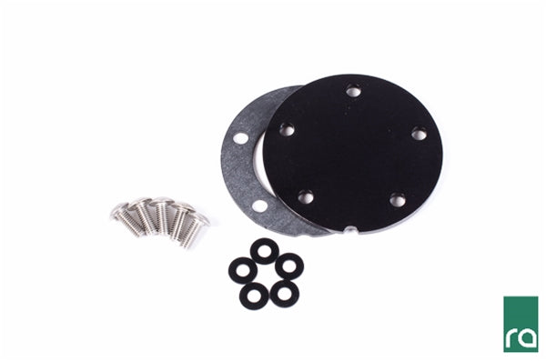 Radium Fuel Level Sender Block-Off Plate – 5-Bolt SAE - Chicane Australia