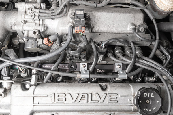 Radium Engineering Fuel Rail Plumbing Kit – Mitsubishi Early 4G63 EVO 1/2/3, Galant VR4 - Chicane Australia