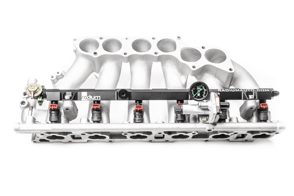 Radium Engineering Fuel Rail – Nissan RB20DET (Silver Top) - Chicane Australia