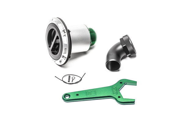 Radium Remote Mount Vented Filler with Elbow – 1.5in - Chicane Australia