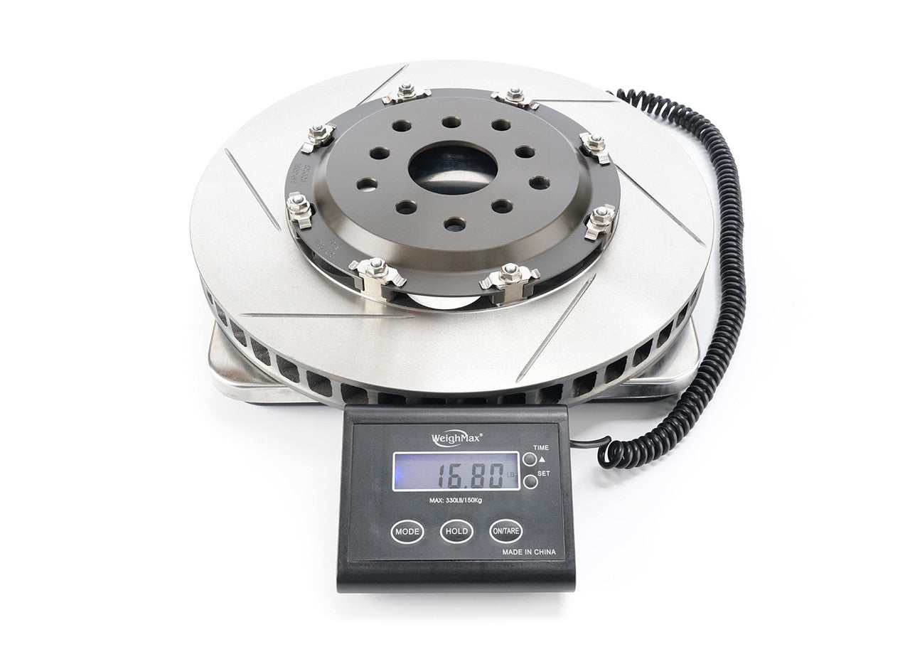 Paragon 2-Piece Front Brake Rotor Pair - 2018+ Subaru WRX STI 6-Pot Calipers (VAB / VAF) - 340x30mm - Chicane Australia