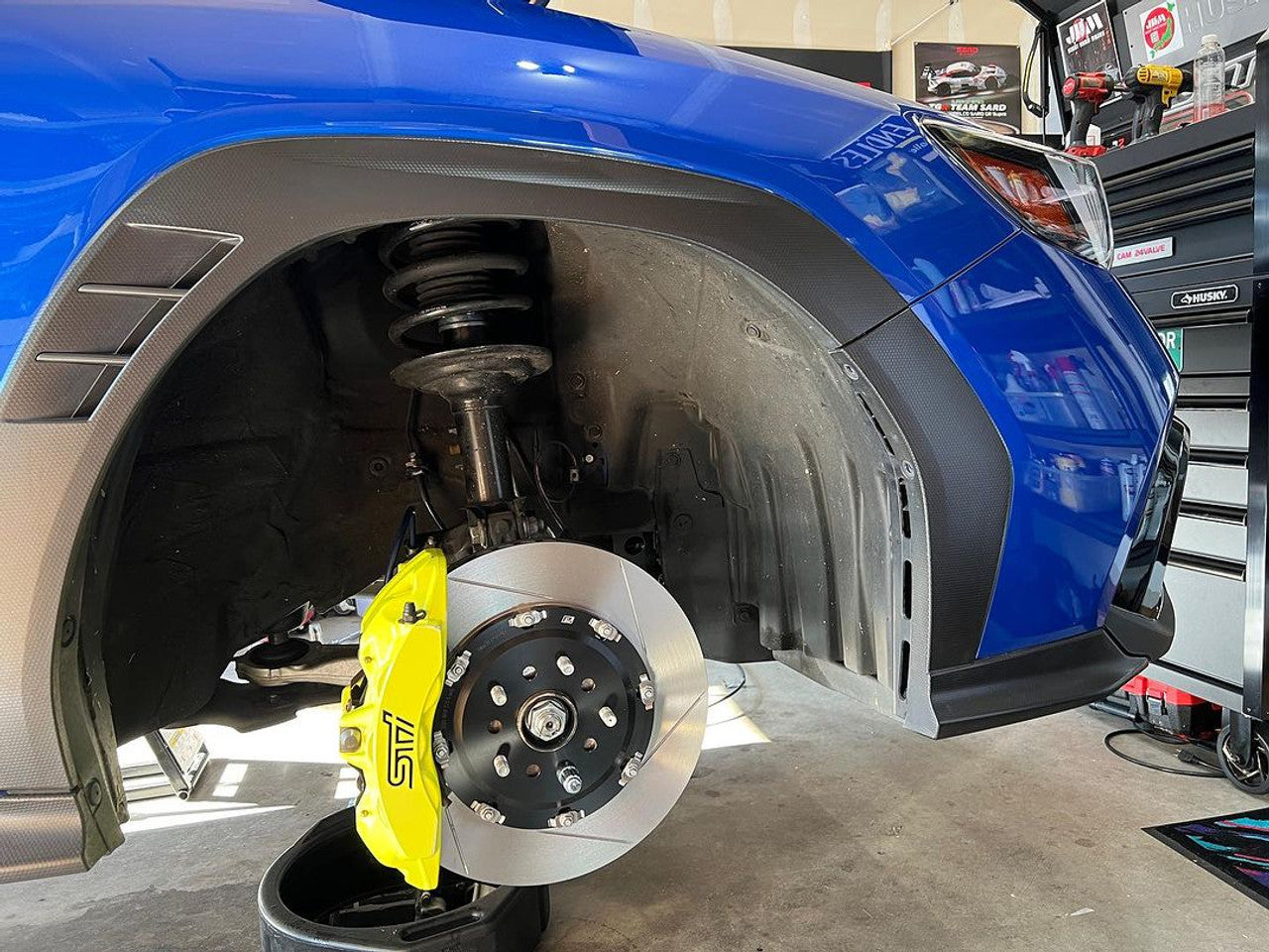 Paragon 2-Piece Front Brake Rotor Pair - Suits 2022+ Subaru WRX with OEM Brembo 6-Piston Caliper Swap - 340x30mm - Chicane Australia