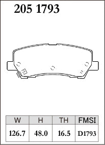 DIXCEL Rear Brake Pads – Ford Mustang 5.0 GT / Bullitt (S550 | FM / FN)