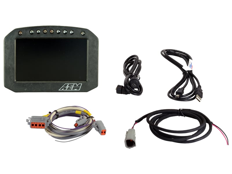 AEM CD-5FL Carbon Flat Panel Logging Display - Chicane Australia