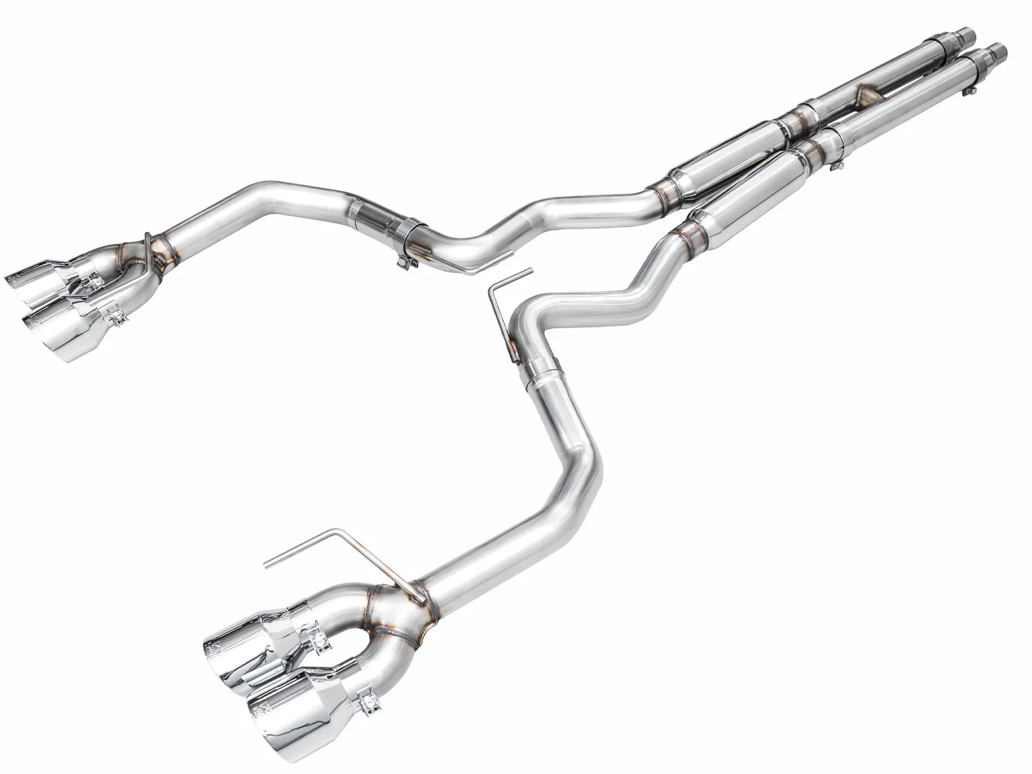 AWE Track Edition Exhaust – Ford Mustang GT Fastback S650 - Chicane Australia