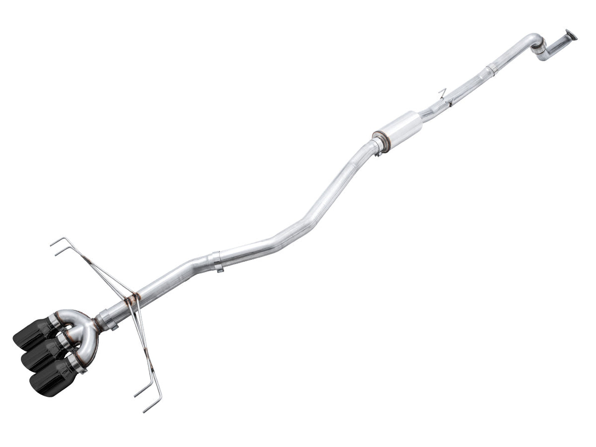 AWE Track Edition exhaust with front pipe – Honda Civic Type R (FK8) – full system with triple diamond black tips
