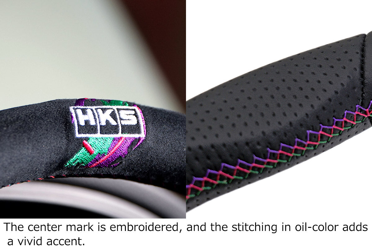 HKS Type-S Replacement Steering Wheel – Honda Civic Type R (FL5) – UltraSuede® / Perforated Grip