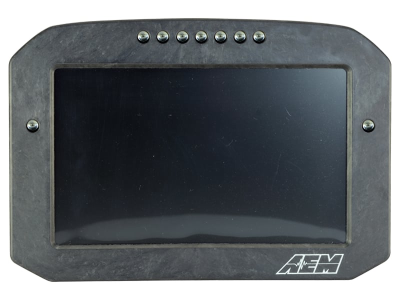 AEM CD-7FL Carbon Flat Panel Logging Display - Chicane Australia