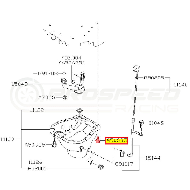 Subaru Genuine Oil Pan Bolt Kit – WRX / STI / Forester XT / Liberty GT (EJ20/EJ25)