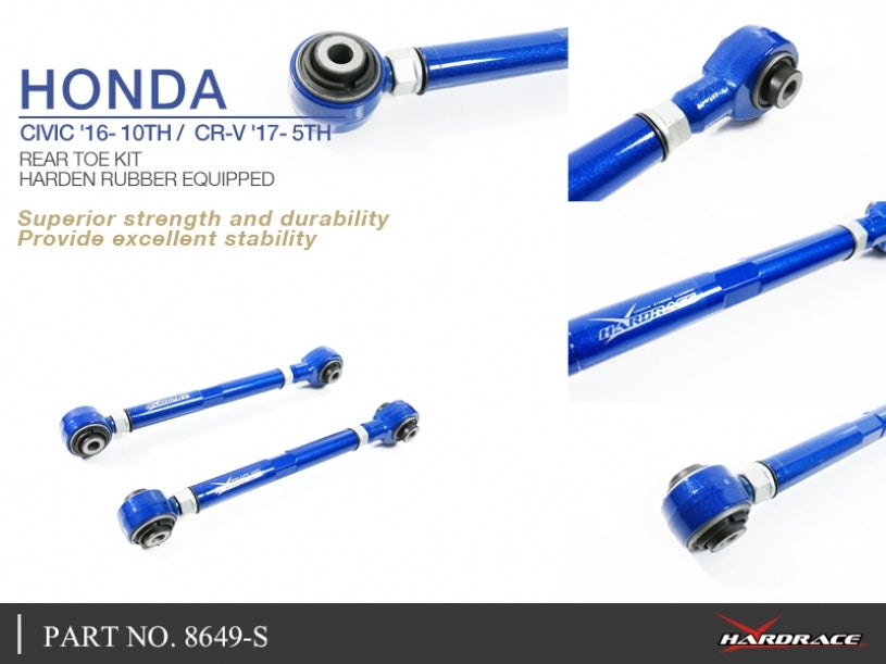 Hardrace Rear Toe Kit – Honda Civic Type R (FK8/FL5) 2017+ - Chicane Australia