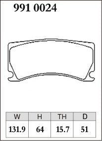 DIXCEL Front Brake Pads – Peugeot 308 GTi 270 (T9 / Alcon Calipers)