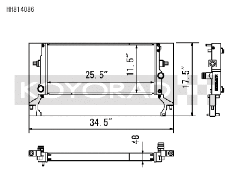Koyorad Aluminium Radiator - Hyundai i30 Sedan N (CN7) - Image 2