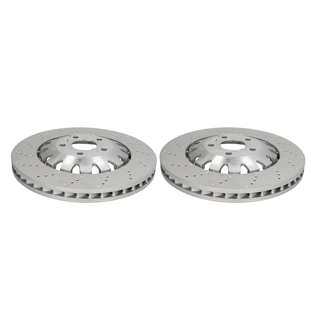 SHW Performance Drilled & Dimpled Front Rotors Pair – Audi TT RS 8J / Cupra Leon VZx / Cupra Formentor VZx – 370 x 32mm