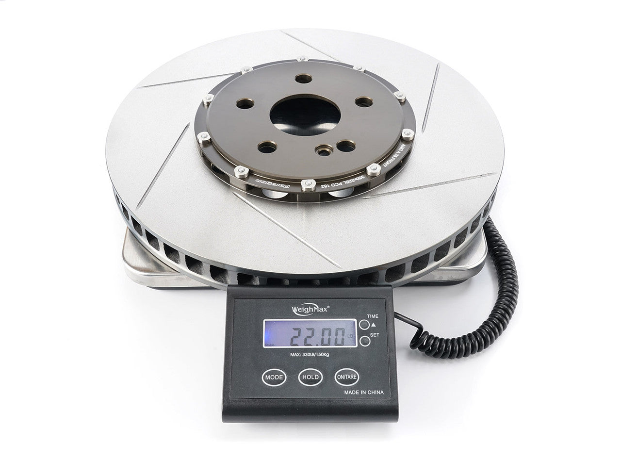 Paragon 2-Piece Front Brake Rotor Pair - Mercedes-Benz AMG CLA 35 C118 / AMG GLB 35 X247 - 350x32mm - Chicane Australia