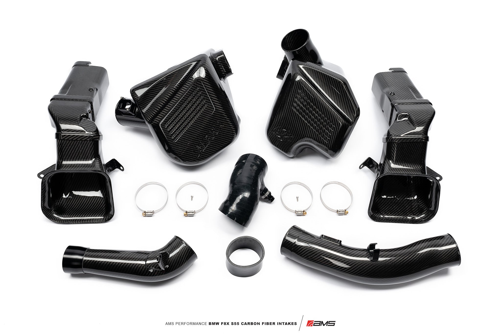 AMS Performance Carbon Intakes – BMW M3/M4 F8X S55 - Chicane Australia