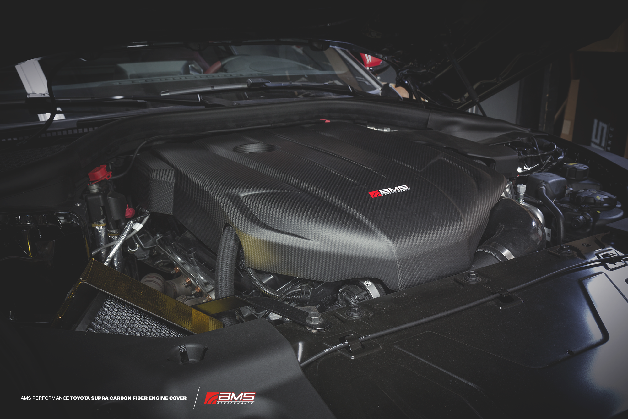 AMS Performance Carbon Fiber Engine Cover – Toyota GR Supra A90/A91