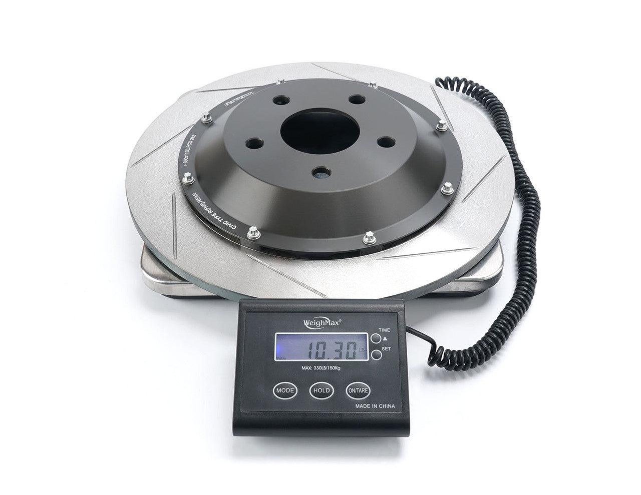 Paragon 2-Piece Rear Brake Rotor Pair - Honda Civic Type R FK8 / FL5 - Larger Rotor - 350x11mm - Chicane Australia