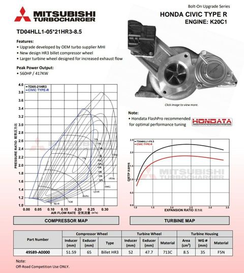 MHI Honda 2.0L Stage 2 Turbo Upgrade