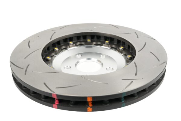 DBA T3 5000 2-Piece Slotted Front Rotors Silver Pair – Audi RS3 8Y / RSQ3 20+ – 374 x 36mm - Chicane Australia