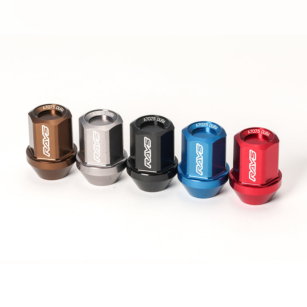 Rays Dura-Nuts L32 Straight Type – M12x1.5 (4 Piece Set)