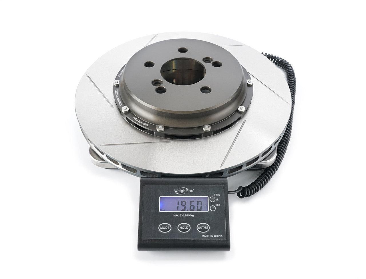 Paragon 2-Piece Rear Brake Rotor Pair – BMW M2 F87 / M3 F80 / M4 F82 F83 (Blue Calipers) - 370x24mm - Chicane Australia