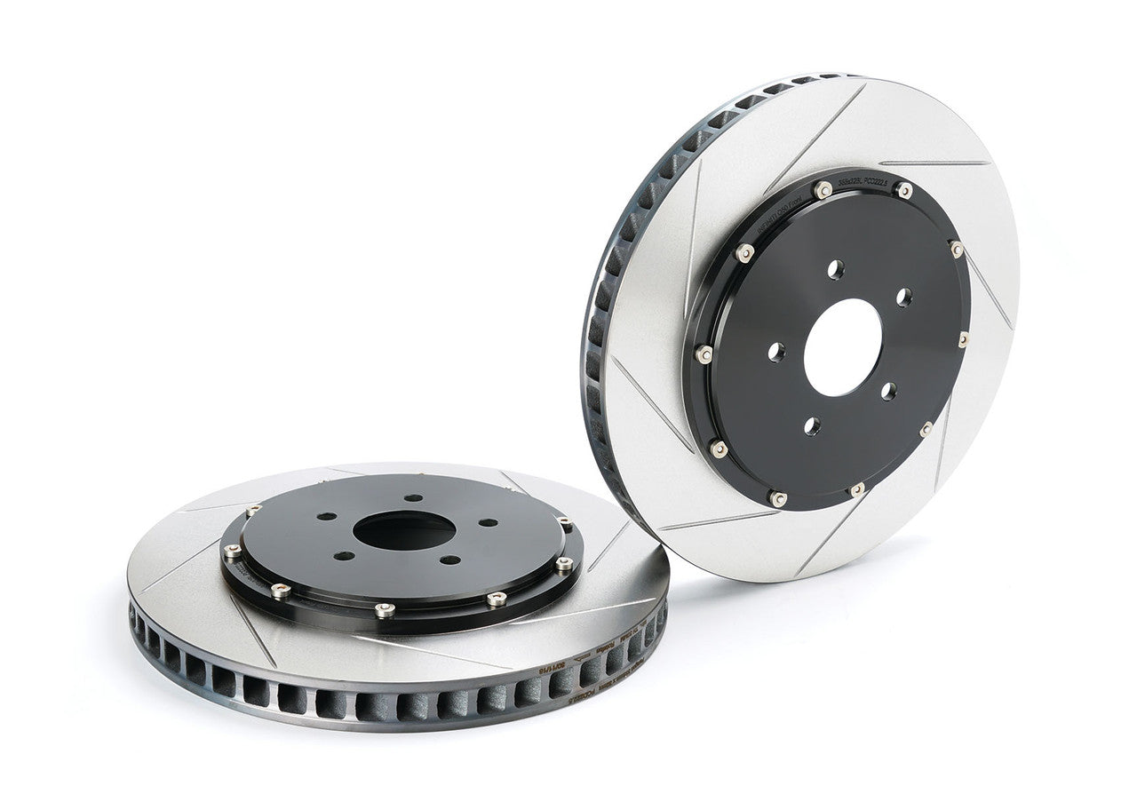 Paragon 2-Piece Front Brake Rotor Pair - Nissan 370Z Z34 / Nissan Z - 355x32mm - Chicane Australia