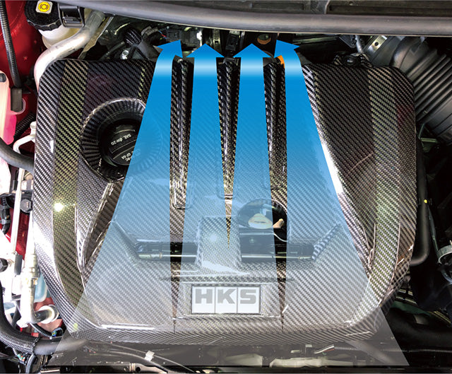 HKS Dry Carbon Engine Cover – GR Yaris/GR Corolla/LBX Morizo RR - Chicane Australia