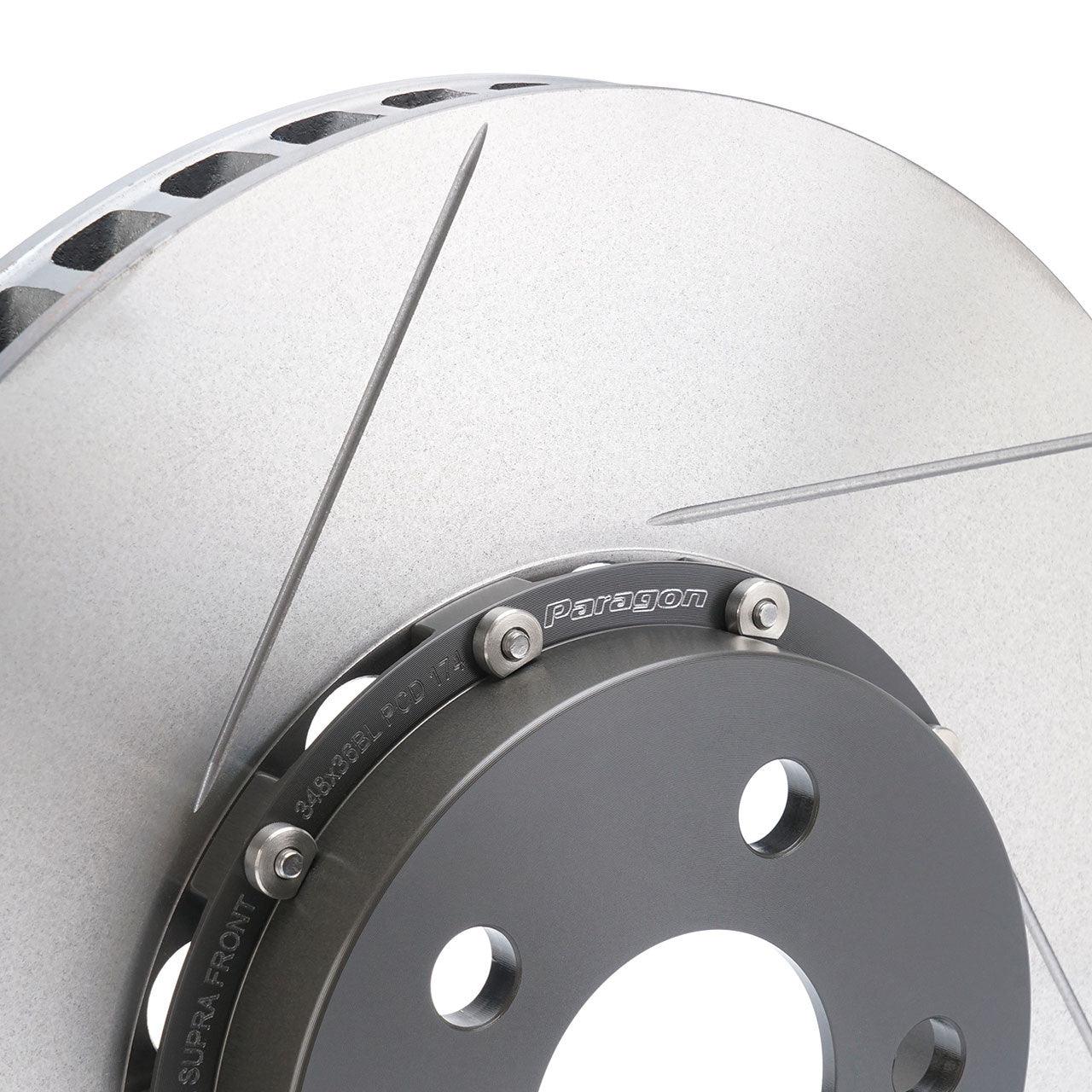Paragon 2-Piece Front Rotors Pair – Toyota GR Supra Mk5 3.0 / BMW Z4 G29 / M Sport G-Series – 348 x 36mm - Chicane Australia