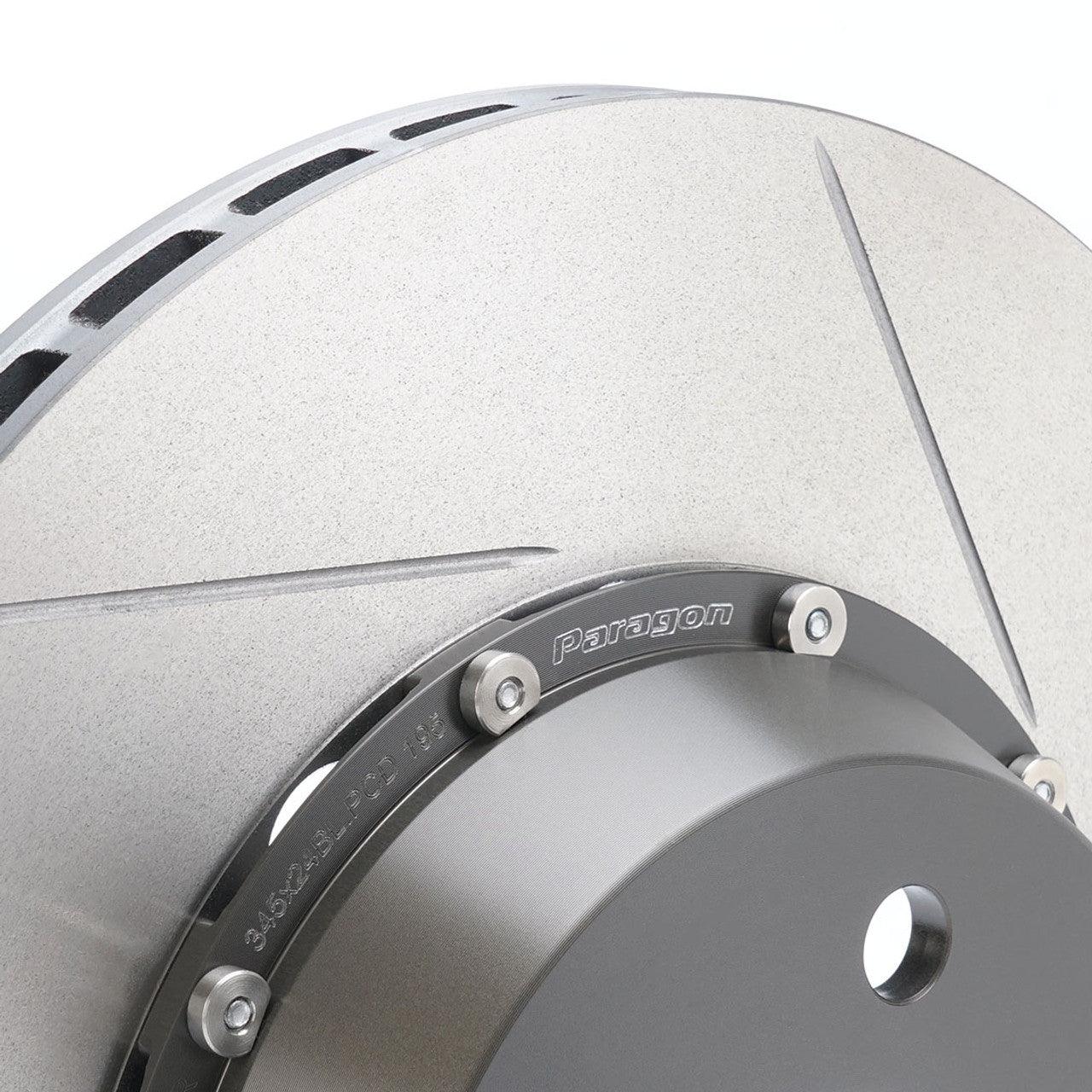 Paragon 2-Piece Rear Brake Rotor Pair – Toyota GR Supra Mk5 3.0 Premium / A91, BMW Z4 G29 / M Sport / M Performance G-Series | 345x24mm - Chicane Australia