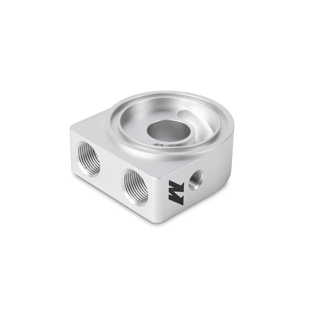 Mishimoto Non-Thermostatic Oil Sandwich Plate and Adapter - Subaru BRZ (ZC6) / Toyota 86 (ZN6) - Silver - Image 2