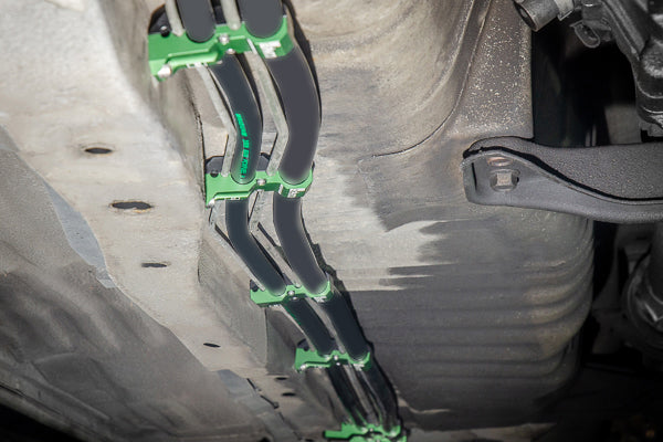 Radium Engineering Fuel & Brake Line Retainer Kit – Nissan S-Chassis & Skyline (All Models) - Chicane Australia