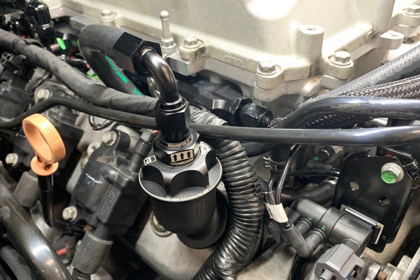 Radium Engineering Baffled Oil Cap VTE Kit – GM - Chicane Australia