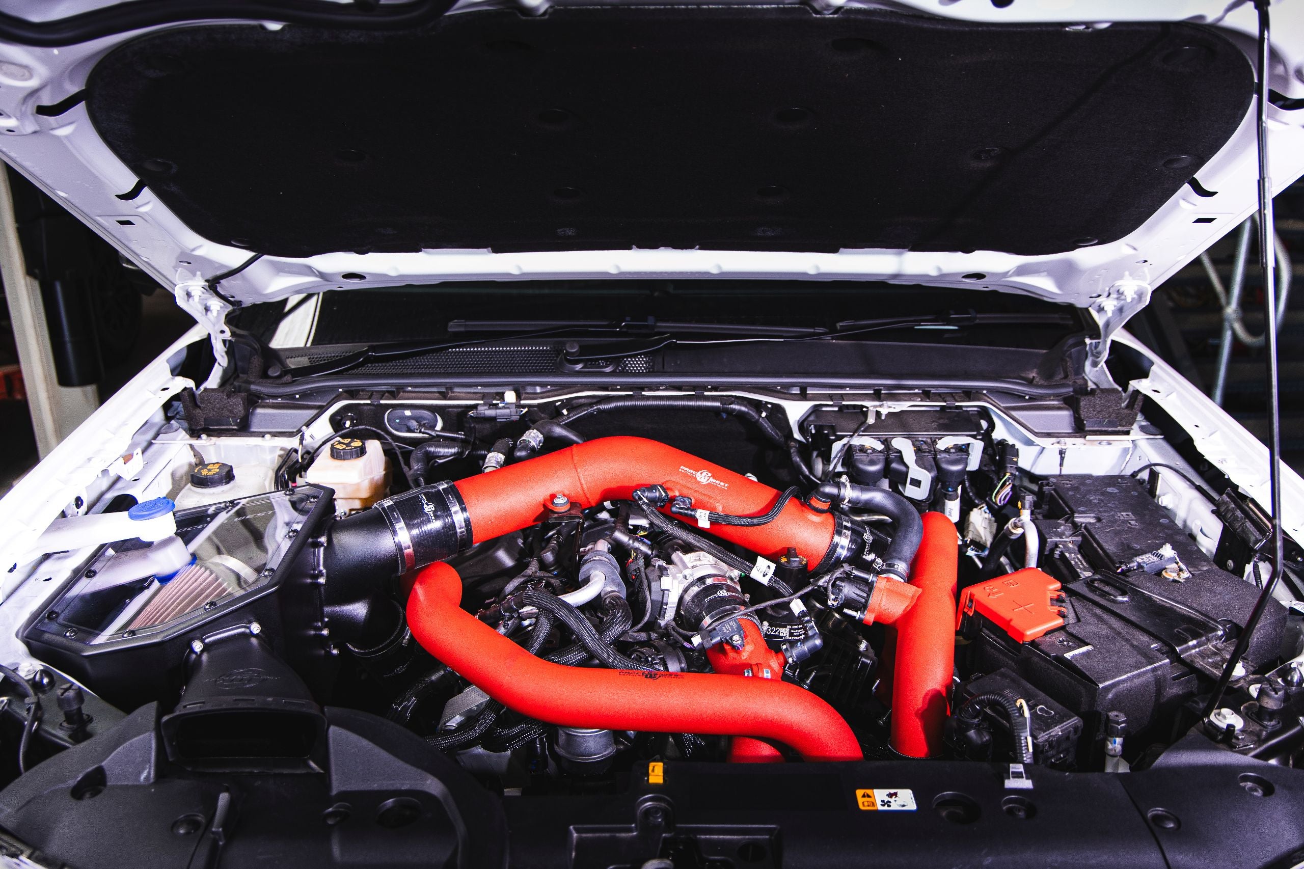 Process West 3.5" Crossover Pipe Red – Next Gen Ranger Raptor 22+ - Chicane Australia