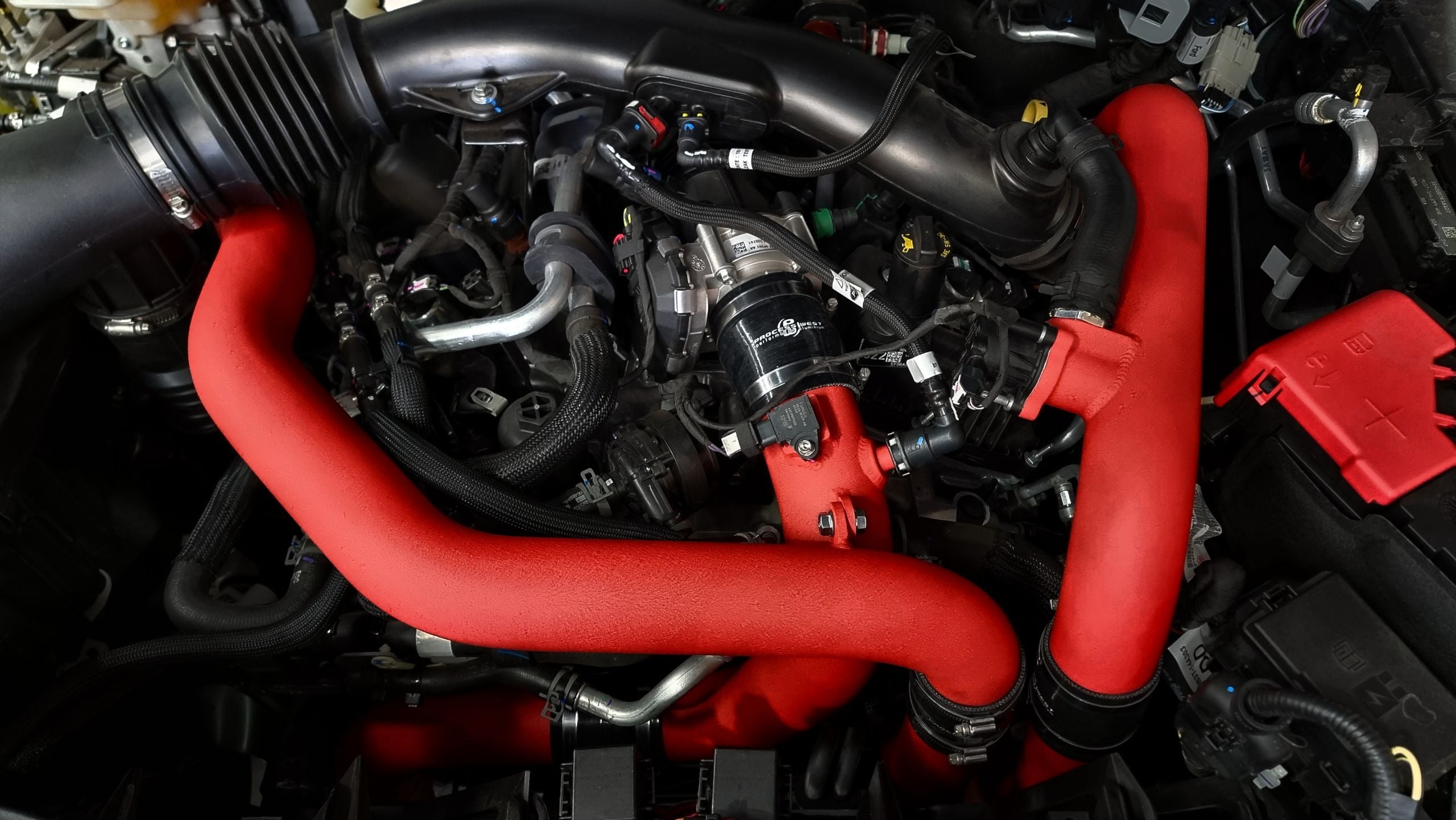 Process West Intercooler Piping Kit Red – Next Gen Ranger Raptor 22+ (Stage 2 Compatible) - Chicane Australia