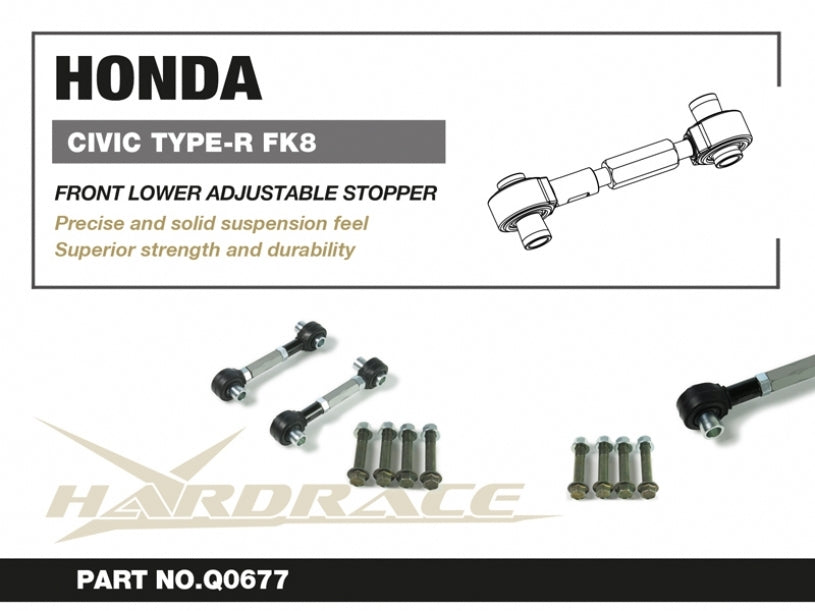 Hardrace Front Lower Adjustable Stopper – Honda Civic Type R (FK8/FL5) 2017+ - Chicane Australia
