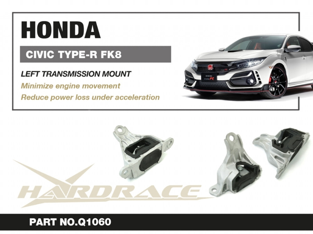 Hardrace Hardened Gearbox Mount (LH) – Honda Civic Type R (FK8/FL5) 6MT 2017+ - Chicane Australia
