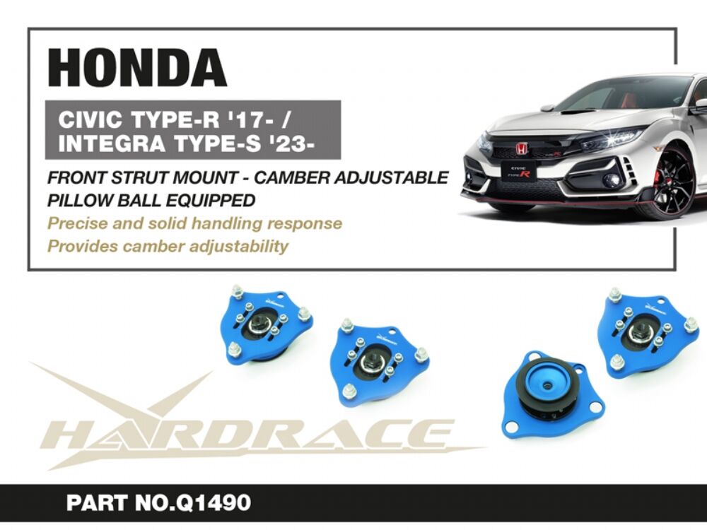 Hardrace Front Camber Adjustable Strut Mount – Honda Civic Type R (FK8/FL5) 2017+ - Chicane Australia