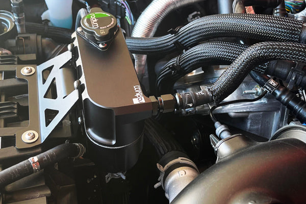 Radium Engineering Coolant Tank Kit – Ford Mustang S550 15–24 - Chicane Australia