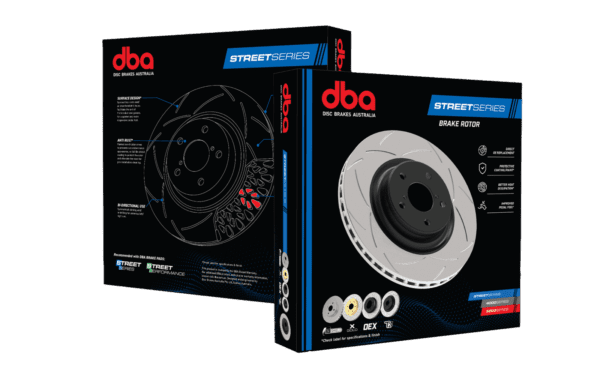 DBA T2 Street Slotted Front Rotors Pair – Ford Focus RS LZ – Brembo 350 x 25mm - Chicane Australia