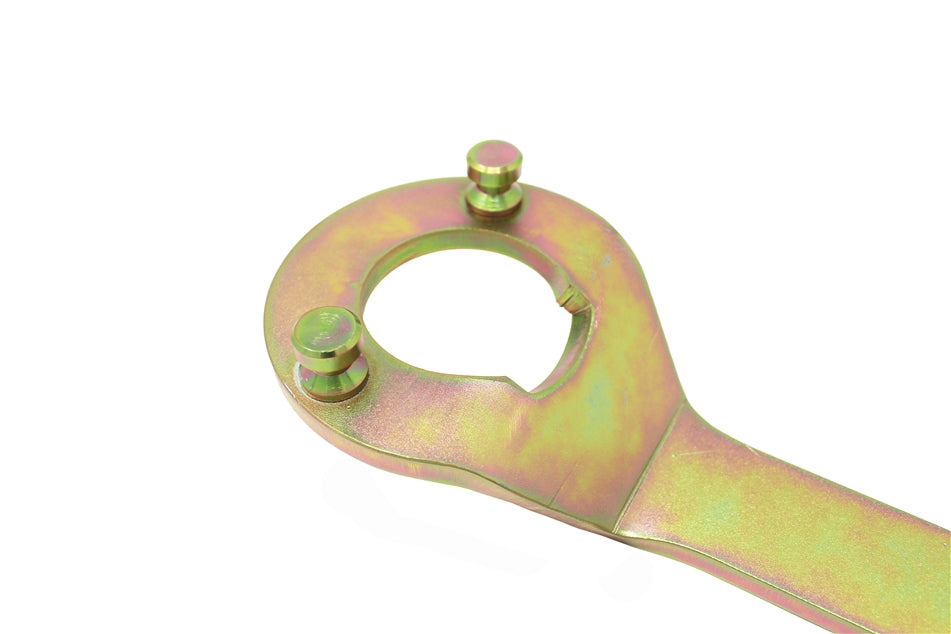 Torque Solution SOHC cam sprocket tool – close-up of the head and locating pins