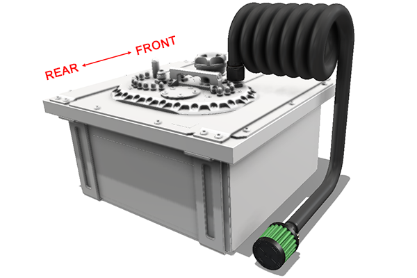 Radium 12AN ORB to 5-Bolt SAE Adapter - Chicane Australia