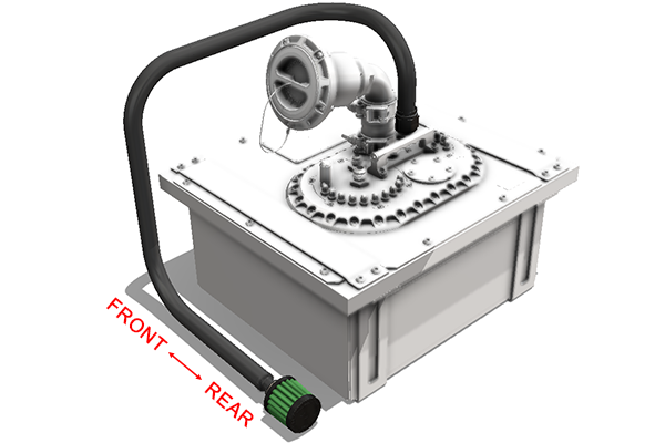 Radium 12AN ORB to 5-Bolt SAE Adapter - Chicane Australia