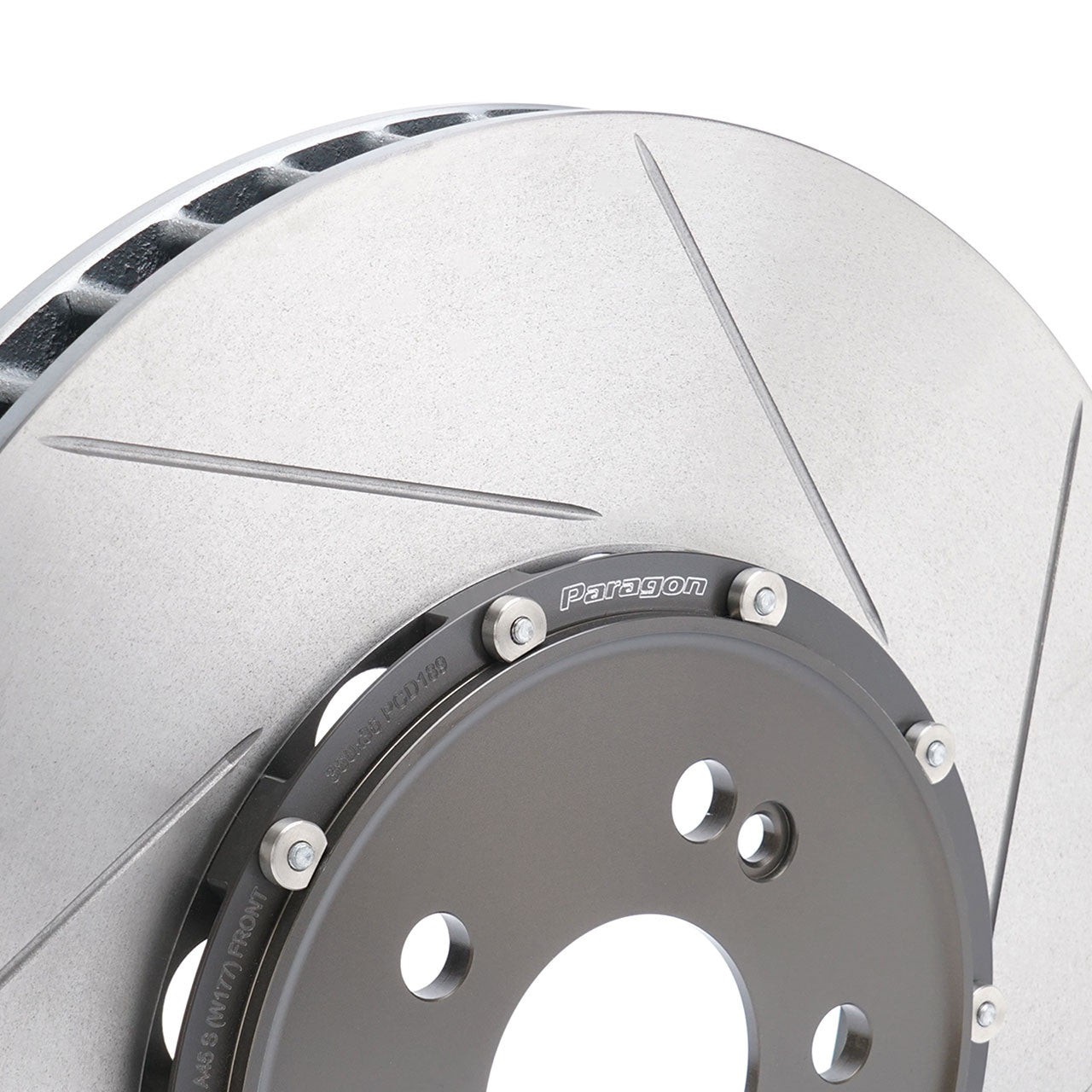 Paragon 2-Piece Front Brake Rotor Pair - Mercedes-Benz AMG CLA 45 C118 / GLA 45 H247 / A45 S W177 - 360x36mm - Chicane Australia