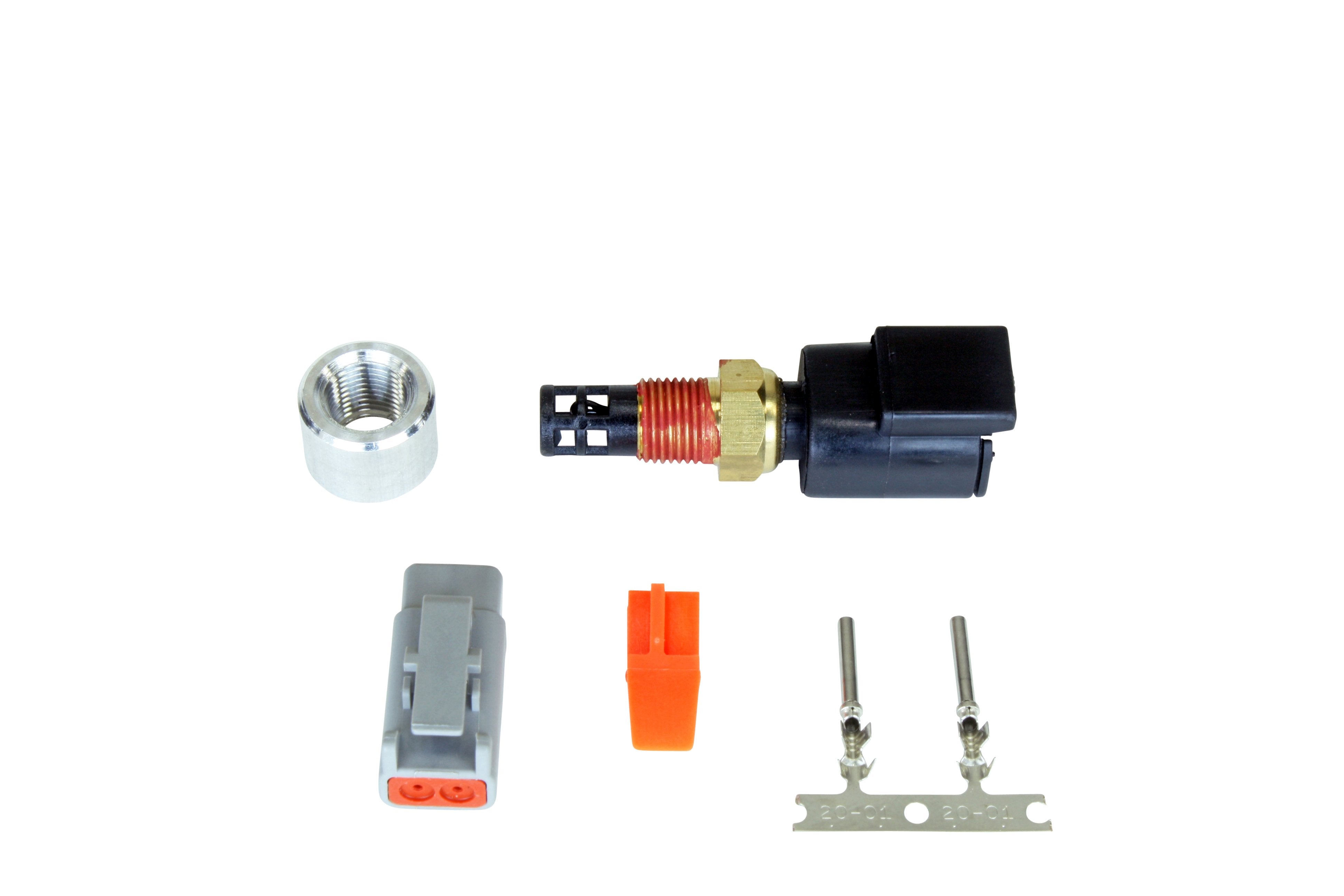 AEM DTM-Style Air Temp Sensor Kit – 1/8" NPT with Connector & Pins - Chicane Australia