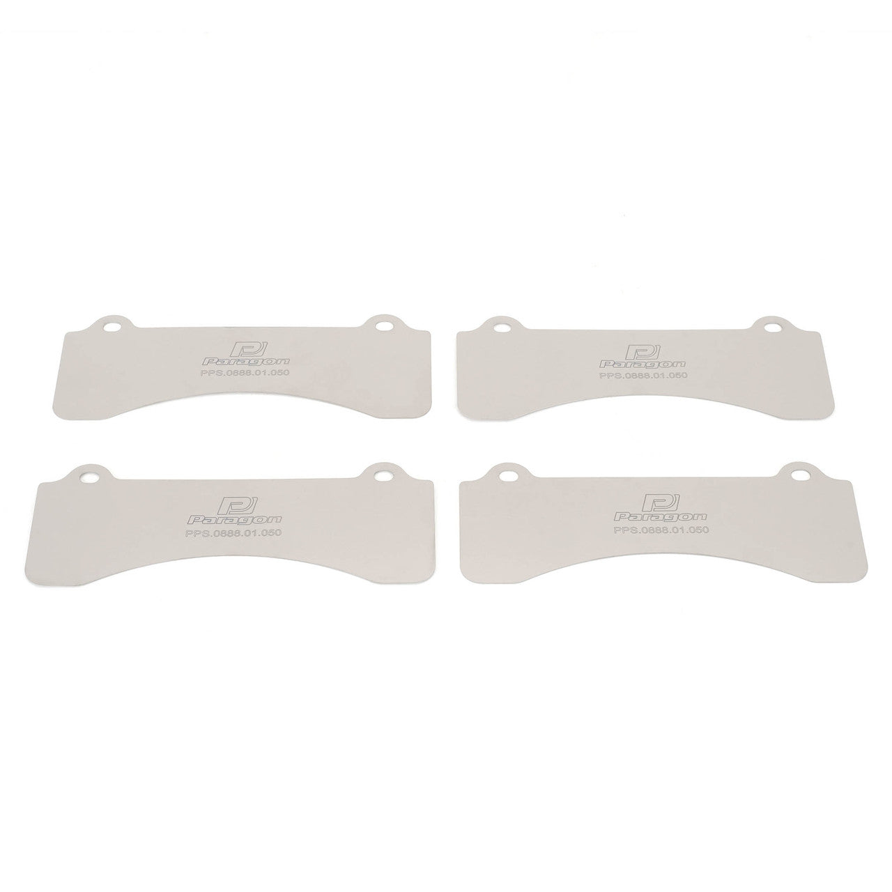 Paragon Titanium Brake Pad Shims – Brembo GT Kit 6 Piston (GT6) - Chicane Australia